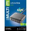 Cellularline - Caricatore Da Rete Achusbgan4pd100wk-nero