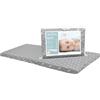 baby idea Materasso Lettino Campeggio Sfoderabile Pieghevole Traspirante a Norma EN16890:2017 Federa100% Cotone Oeko-tex® Interno Certificato Certipur™ 60x120x4 OMAGGIO Borsa da Viaggio (Stelle)