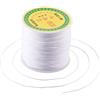 Fashewelry - Corde per perline in nylon da 100 iarde, 0,8 mm, corda per macramè cinese bianca, ideale per creare collane, braccialetti, gioielli fai da te