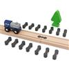 Locorico - Confezione da 15 raccordi maschio a forma di osso per treno in legno compatibili Brio