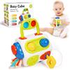 Adeokay Cubo di Abilità, Giochi Bambini 1 2 Anno, 9 in 1 Giochi Montessori 1-3 Anno, Giochi Neonato 6-9 Mesi, Regalo Bimbo 1 Anno, Giocattoli Interattivo Gioco Apprendimento, Giochi Montessori 6 Mesi