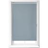 Relaxdays Tenda a Rullo per Interni Termica, Tendina Oscurante e Isolante, Catenella, 80x160cm, Tessuto L: 76 cm, Grigio