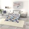 Italian Bed Linen Trapuntino Estivo Linea BASIC Made in Italy Copriletto Stampato in Morbida Microfibra - Trapunta Primavera Estate Mezza Stagione - Murrine, Singolo 160x240cm