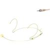 MPE AUDIO MPE - Microfono ad archetto color carne pelle rosa beige professionale a condensatore polarizzato cardioide per radiomicrofoni Jack 3,5mm con filettatura FEMMINA compatibile più modelli mod: HD10F