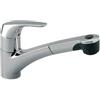 Ideal Standard B5347AA Cerasprint Miscelatore Cucina monocomando da appoggio su lavello, doccetta estraibile a 2 funzioni, cromato