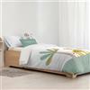 Kids&Cotton Copripiumino Jeddah Big Bianco Menta 180 x 240 cm