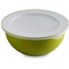 Omada Design Contenitore per Alimenti Rotondo con Coperchio, Antibatterica da 1,5 Lt, in plastica, Infrangibile, lavabile in Lavastoviglie, Linea Sanaliving