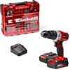 Einhell TE-CD 18/2 Li-i +64 (2x2,0 Ah) Akku-Schlagbohrschr auber
