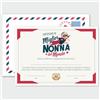 GHIBLI Certificato "Super Nonna" - Idea Originale Attestato Personalizzato - Regalo Ironico e Divertente per Festa della Nonna o Compleanno - Biglietto di Auguri Diploma con Busta Abbinata