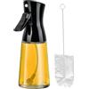 OTYMIOW Spruzzino Olio per Friggitrice Aria Nebulizzatore Spruzzatore Olio per Friggitrice ad Aria Spruzzatore di Olio d'Oliva per Cucinare Flacone Dispenser di Olio Vetro 180ml con Pennello da Pulire