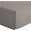 GAMUSI Copriletto da 80 x 190/200 cm, coprirete 80 cm, colore grigio
