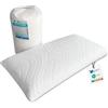 VALENTIA MEDICAL VALENTIA HOGAR - Cuscino Memory Foam 90 cm Altezza 12 cm - Federa Lavabile e Sfoderabile Aloe Vera con Cerniera - Guanciale Memory Foam - Cuscino Letto - Prodotto Spagna - Oeko-Tex