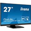 iiyama ProLite T2754MSC-B1AG - Monitor a LED IPS Full HD a 10 punti (VGA, HDMI, USB 3.0), rivestimento antiriflesso, regolazione dell'altezza, colore: