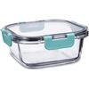 Quid Purity Contenitore ermetico in vetro 16 x 16 x 6,9 cm - 80 cl Trasparente