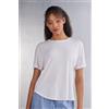 Intimissimi Maglia Manica Corta In Fresh Bamboo Bianco