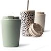 MAMEIDO Tazza da caffè termica 350 ml, Mug termico, Tazze termiche acciaio inox senza BPA, anti-perdita (Desert Sage)