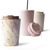 MAMEIDO Tazza da caffè termica 350 ml, Mug termico, Tazze termiche acciaio inox senza BPA, anti-perdita (Pearl Marble)
