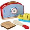 B&Julian® Tostapane in legno per cucina dei bambini con fette di pane, coltello in legno, 9 pezzi