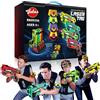 VATOS 4 Pezzi Ricaricabili Pistole Laser Tag - Sincronizzazione Dati a 2,4 GHz infrarossi da 0,9 MW Sicuro Bambini Gioco Gruppo familiare attività all'aperto al Coperto Giocattolo Divertente età 8+