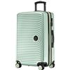 Hauptstadtkoffer - MITTE - Valigia rigida media, estensibile, bagaglio con volume di espansione di 8 cm, TSA, 4 ruote a doppia ruota, 68 cm, 88 litri, Mint