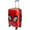 Ful Marvel Spiderman Carry-On Rolling Suitcase, Hardside Bagaglio da viaggio con ruote girevoli, 22 pollici, rosso