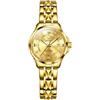 Raitown Orologio da Donna in Acciaio Inossidabile Quarzo Impermeabile Quadrante da 30mm e Scala Diamante Digitale Regalo di Moda Orologi Donna Disponibile in Blu Argento Oro e Nero