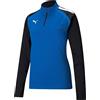 PUMA Teamliga 1/4 Zip Top Maglietta, Peacoat Wh, XL Uomo