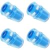 PEUTIER 4 Pezzi Valvola Morso, Silicone Senza BPA Sostituzione Della Valvola Bite Hydration Pack Sicuro Sostituzione del Boccaglio per Ugello Compatibile con Osprey (Blu)