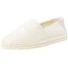 Calvin Klein Jeans Espadrillas Donna Scarpe in Tela, Bianco (Creamy White/Eggshell), 40