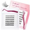 FADLASH Kit Ciglia Finte Pressione Ciglia Autoadesive, Senza Colla, 72pcs Ciglia+Pinzette(Z3)