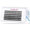 FADLASH Kit Ciglia Finte Ciuffetti 120pcs Individuali Ciglia 30D C Curl Mix 8-15mm, 7ml FADLASH Colla per Ciglia Finte