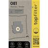 Top Filter/per Electrolux Ingenio 64081, in tessuto non tessuto, 30 x 26 x 0,1 cm
