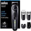 Braun Series 5 RASOIO ELETTRICO BARBA, lama barba Ultra Affilata, REGOLABARBA UOMO 40 Lunghezze, Accessori Per Lo Styling, Custodia, 100 Minuti Di Utilizzo Senza Fili, Idea Regalo, BT5420 Nero