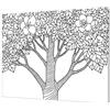 Pintcolor 7815.0 Telaio con Tela Stampata da Colorare, Legno di Abete; Cotone, Bianco/Nero, 40 x 50 x 3.5 cm , 100% Made in Italy