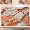 PETTI Artigiani Italiani MARBLELIZED - Tovagliette Americane Lavabili, Tovaglietta in Tessuto Effetto Marmo Cipria, Set da 2 (30x45 cm) - Eleganti, Ideali per Colazione, Pranzo e Cena, Idea Regalo, 100% Made in Italy