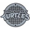 Open Road Brands Teenage Mutant Ninja Turtles - Copertura decorativa da parete in metallo, con logo TMNT, per la stanza dei bambini o la grotta degli uomini