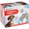 Flamingo Pannolini DIPY per Cane Femmina S 12PZ 32-48CM