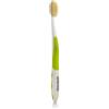 Mouthwatchers Spazzolino da denti antimicrobico con setole di filo interdentale, per adulti, colore verde