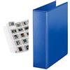 Hama custodie per diapositive, 5 x 5 cm, 20 diapositive ciascuna (25 pezzi) & esselte essentials panorama binder personalizzabile ad anelli 4-60-d - f.to 22 x 30 cm - blu - 49718