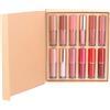Shengxi Rossetto Nudo Set 12 Colori Rossetti Liquidi Matte Impermeabile Make Up Lipstick Rossetto Lunga Durata Lucidalabbra Liscia Tinta Labbra Trucco Confezione Regalo