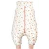 WYTbaby Sacco Nanna Con Piedini 100% Cotone 1 Tog Tutto l'Anno per Bambini 2-3 Anni