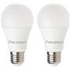 FEILEMAN 2 lampadine a LED con sensore crepuscolare, 12 W, E27, 6500 K, luce bianca fredda, sensore di luce Dusk to Dawn, sostituisce lampadina alogena da 100 W, accensione e spegnimento auto, per