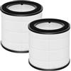 isinlive 2 filtri di ricambio HEPA compatibili con Philips 800 Series - AC0830/10 AC0820/30 AC0820/10 AC0819/10, filtro HEPA H13-True e prefiltro in nylon, numero di parte FY0194/30 e FY0293/30, colore bianco