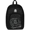 Invicta Zaino Scuola Dial Full Space Solid, Nero, Zaino Doppio Scomparto con Fascia Estensibile, Tasca Porta PC, Tasca Porta Borraccia e Tasca Con Organizer, Zaino Viaggio, Taglia unica