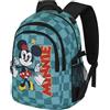 Disney Minni Mouse Indigo-Zaino Running PLUS, Turchese, 34 x 46 cm, Capacità 32 L