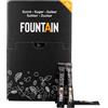 Fountain - Bustine di zucchero bianco - Monodosi da 4 g in una scatola dispenser - ideale per una tazza di caffè - 4 g × 600 pezzi