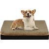 VERTUPET Cuccia ortopedica per cani con memory foam, copertura lavabile e soffice cuscino per cani di taglia grande, divano per cani e casse
