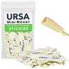 URSA Straps URSA MiniMount Stickies - Adesivi ipoallergenici a basso profilo per microfoni Lavalier, adatti per mini monti URSA e tutti i microfoni Lavalier (confezione da 90)