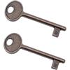 GAMOBIFER Chiave per Serratura AGB Interna ad Incasso (BRONZATO, N. 9)