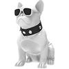 Mr Cartridge Mini Cassa Bulldog Francese Bianco CH-M10 Speaker Blutooth Usb Stereo Wireless